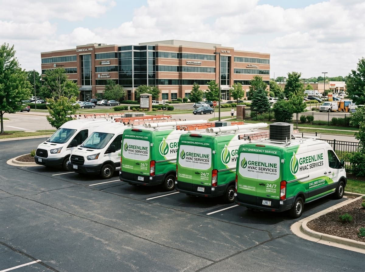 Lockwell HVAC service fleet in Gardendale Alabama