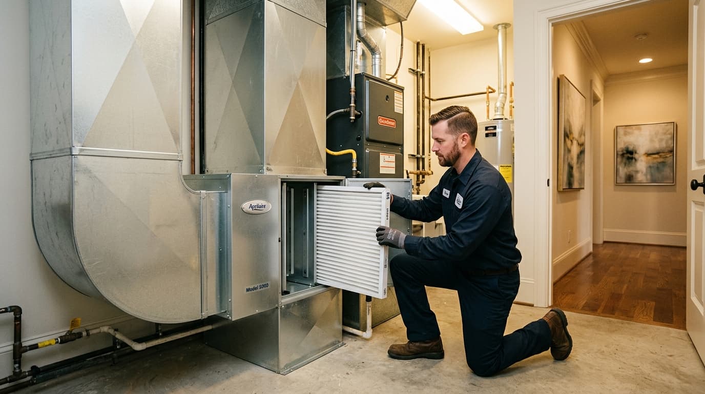 Servicio de Premium Air Filtration por Lockwell HVAC en Gardendale Alabama