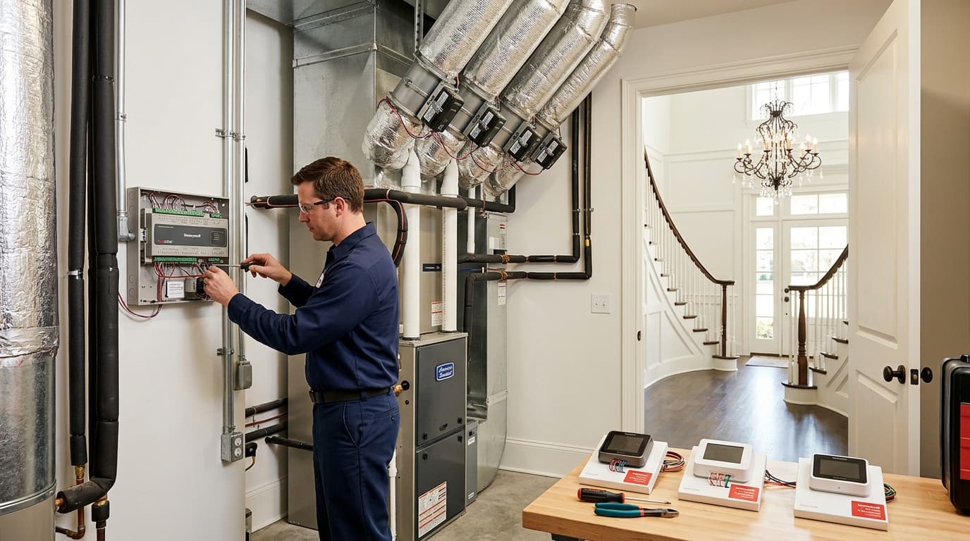 Zoned HVAC Systems service by Lockwell HVAC in Gardendale Alabama